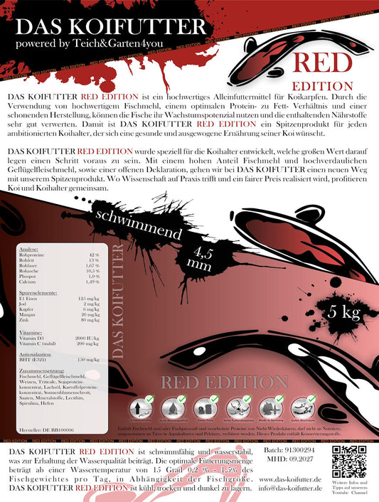 DAS KOIFUTTER RED EDITION - PREMIUM* KOIFUTTER