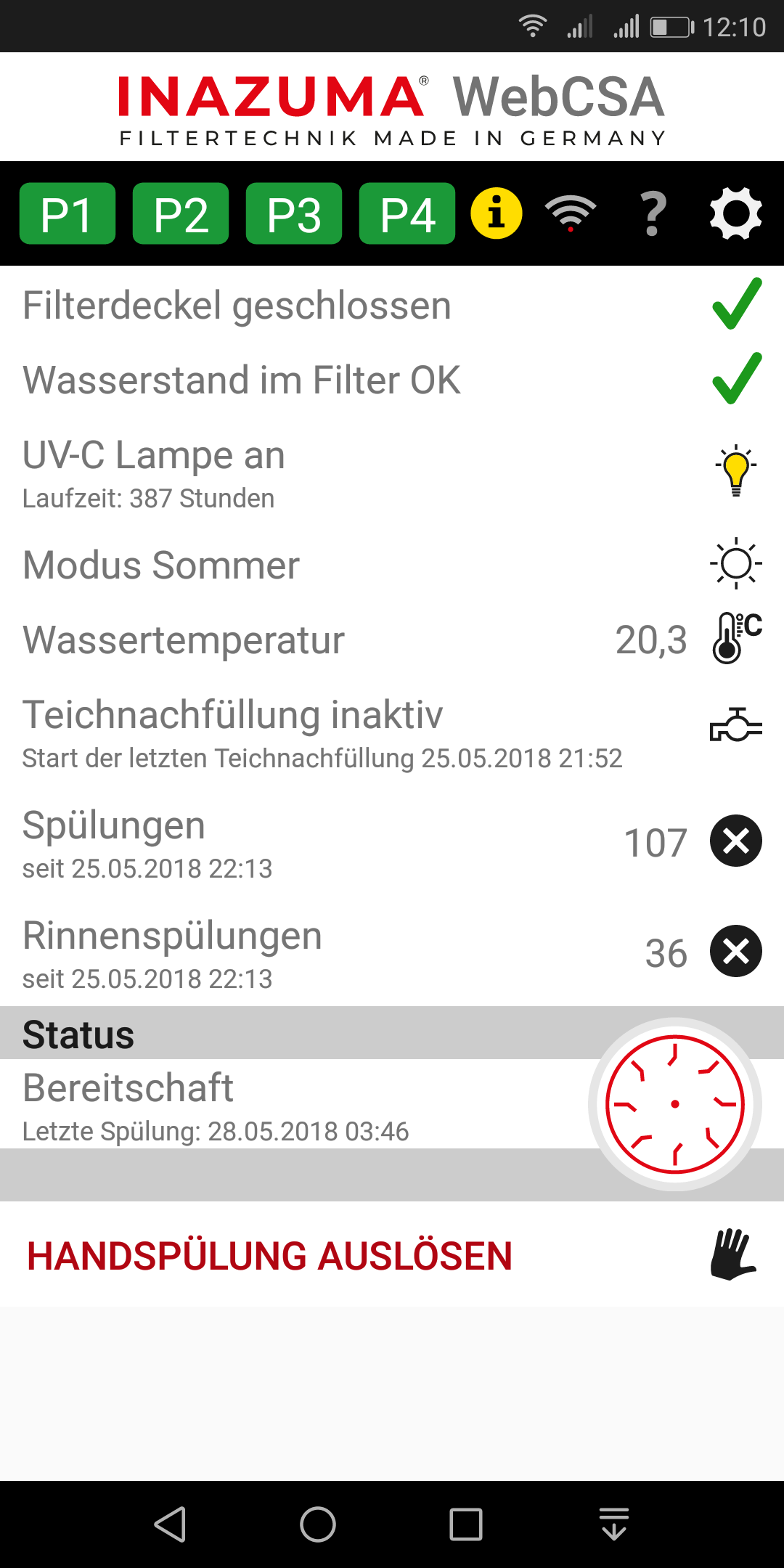 Inazuma Quantum - Steuerung WebCSA V2